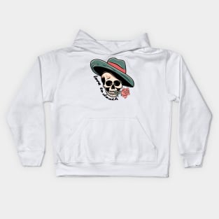 Love to death skull Kids Hoodie